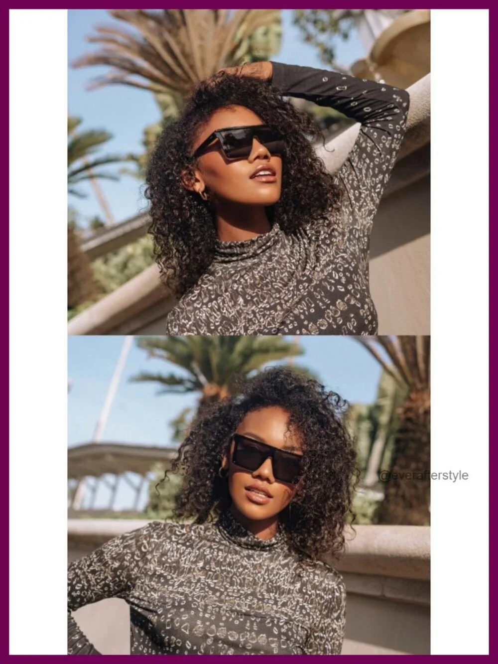 N/A square sunglasses